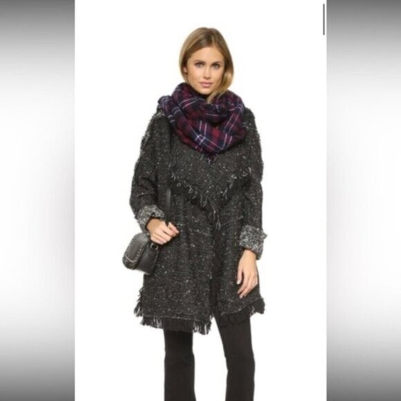 NWOT- FREE PEOPLE BLANKET WRAP CARDIGAN - Picture 3 of 8